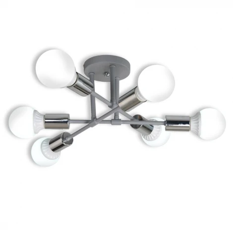 Потолочная люстра Максисвет Техно 1-4683-6-GRY E27