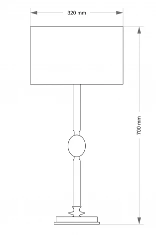Интерьерная настольная лампа Tivoli TIV-LG-1(N) (220V)