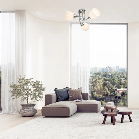 Потолочная люстра на штанге Escada Camellia 664/3P (220V)