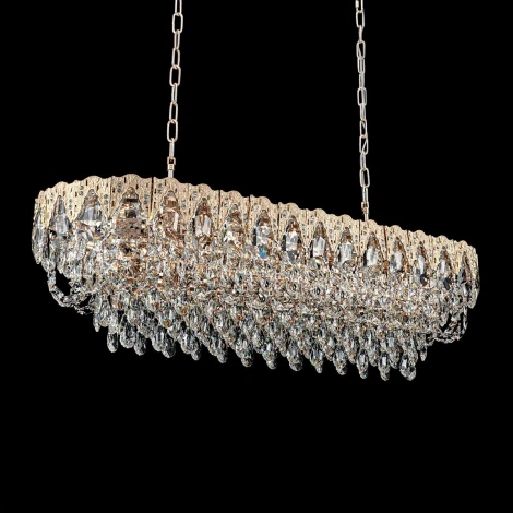 Подвесная люстра хрустальная Modelux MODELUX ML.8881.14P GD