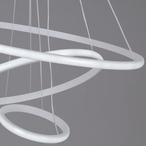 Подвесной светильник светодиодный с регулировкой цветовой температуры Reluce 99001-0.9-03D WH (220V, на тросе)