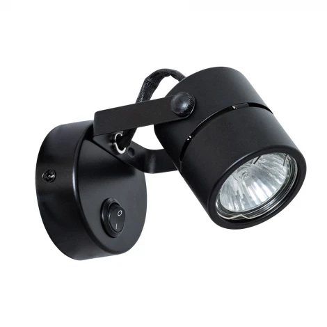 Спот Arte Lamp Mizar A1311AP-1BK (220V, выключатель)