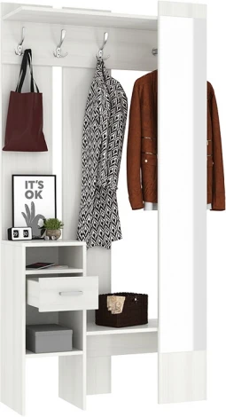 Прихожая Агата, цвет белый рамух Mebelson (арт.PR-0027.1747)