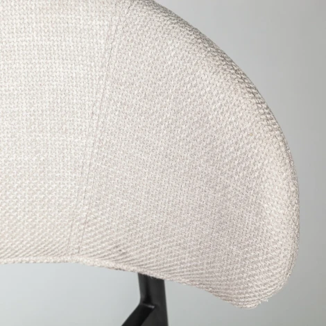 Стул полубарный Top Concept Adele, ткань, светло-серый