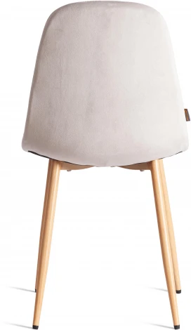 Стул BREEZE (mod. JSC-58) / 1 шт. в упаковке (Велюр,Металл  /Светло-серый)