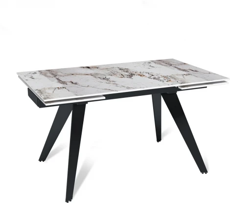 Стол раскладной Rhein (140+40+40), керамика глянцевая Pandora Top Concept арт.21176