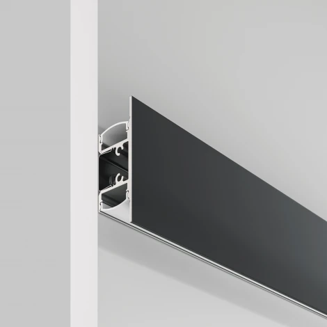 Алюминиевый профиль накладной 18x48 Maytoni Led Strip ALM-1848-B-2M