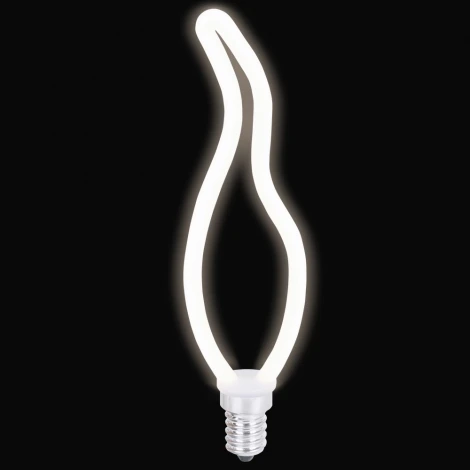 Лампочка светодиодная филаментная белая свеча на ветру E14 4W Thomson Deco Tail Candle TH-B2390