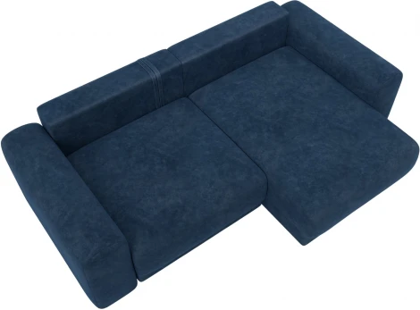 Диван угловой Лига-056 НПБ угол универсальный Лига Диванов (Велюр) арт.129161