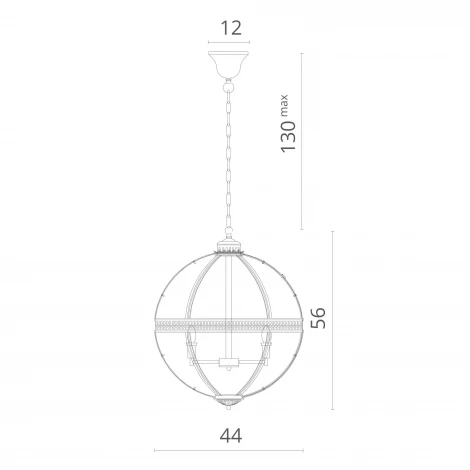 Подвесная люстра Divinare Sfera 2027/19 SP-4