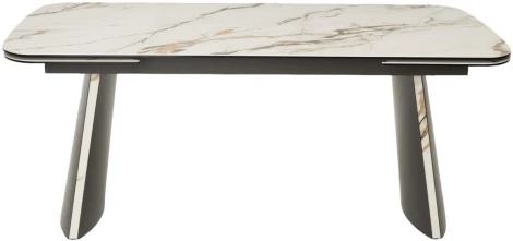 Стол VALDEMAR 180 KL-188 итальянская керамика, стекло/ каркас темно-серый/Kl-188, ®DISAUR (арт.626М05800)