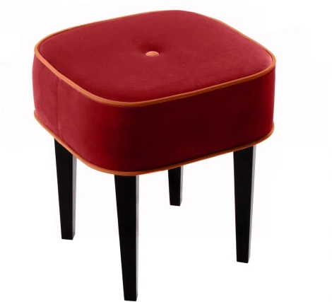 Табурет Handy SQ ОГОГО (арт.340202), (Ткань/Красный)