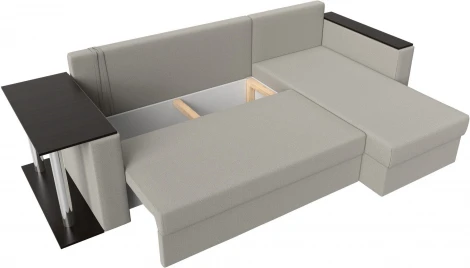 Диван угловой Атланта Лайт правый угол (Бежевый/Рогожка) Лига Диванов арт.121162