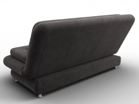 Диван-книжка Лига-123 (Металл,ЛДСП,Брус,Доска,Велюр/Темно-коричневый) Лига Диванов 137622