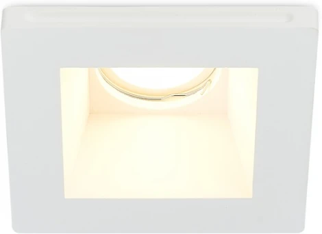 Встраиваемый светильник под гипсокартон гипсовый Donolux Elementare DL270SQ1W (220V)