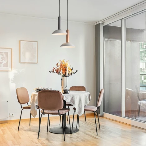 Подвесной светильник Freya Lotus FR5551PL-01CR (220V, на проводе, круглые)