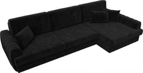 Диван угловой Лига-057 НПБ Лонг угол правый Лига Диванов (Велюр) арт.129302