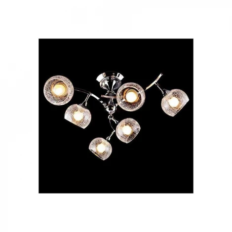 Потолочная люстра Eurosvet 3353 3353/6Н хром/белый