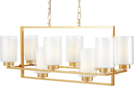 Подвесная люстра Lumina Deco Lino LDP 1239-8 F.GD (220V, на цепи)