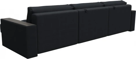 Диван угловой с декором Лига-049 НПБ Лонг Лига Диванов (Замша) арт.128510