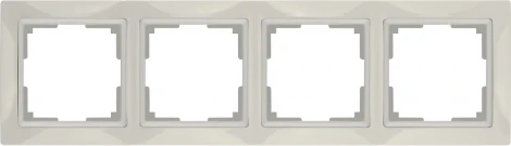 Рамка на 4 поста Snabb basic (слоновая кость) Werkel W0042003 (a051306)