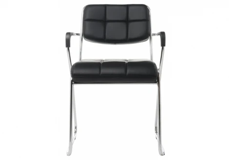 Обеденный стул на металлокаркасе Woodville Iso lux black 15040
