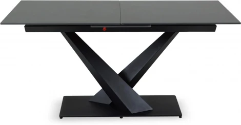 Раздвижной обеденный стол Montel ОГОГО Обстановочка! (Керамика/Черный) арт.926802