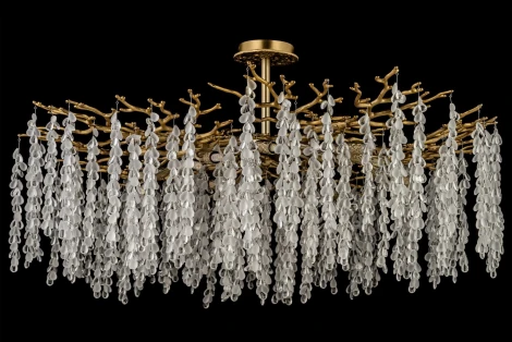 Потолочная люстра хрустальная на штанге Dio D`arte Tavenna Antigue Tavenna H 1.3.100.800 A (220V)