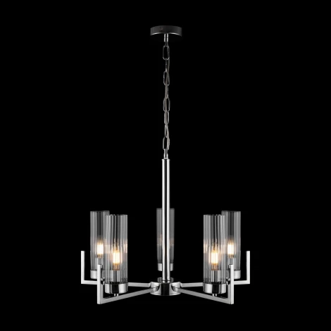 Подвесная люстра Adeline FR5214PL-05CH (220V, на цепи)