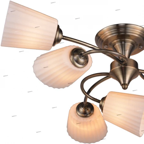 Потолочная люстра IDLamp Dorothea 879/6PF-Oldbronze