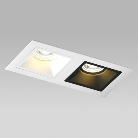 Встраиваемый светильник под LED модуль/ламп МR16 Lightstar Domino D5260607WBMOD (220V)