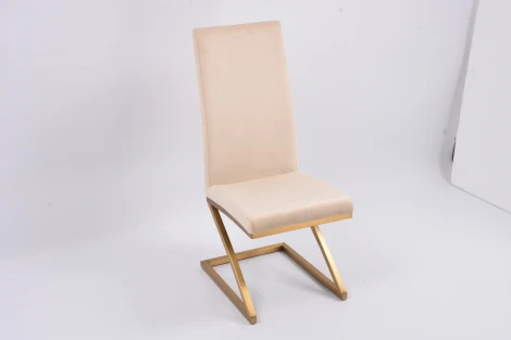 Стул обеденный Палермо MC799-BG-1, 60х46х105 см, бежевый/матовое золото IST-CASA