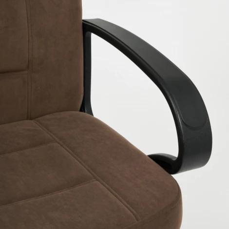 Кресло СН747 коричневый (флок)