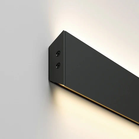 Накладной алюминиевый профиль Elektrostandard LL-2-ALP022 черный/белый для светодиодной ленты