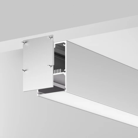 Алюминиевый профиль накладной-подвесной 50х70 серебро 2 м Maytoni Led Strip 633016