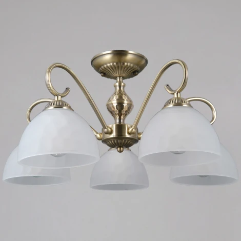 Потолочная люстра на штанге ILLUMICO IL0894-5CSQ-26 AB ELITE