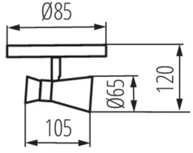 Спот Kanlux MILENO 29111 (220V)