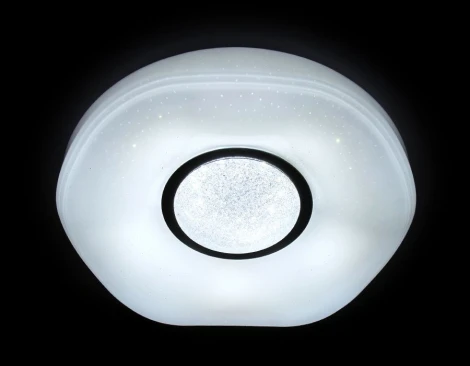 Потолочный светильник Ambrella Orbital Crystal Sand FS1236 WH 48W D390