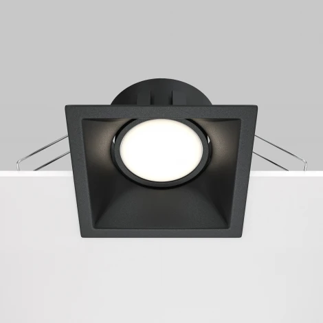 Встраиваемый светильник Dot GU10 1x50Вт Maytoni Technical DL029-2-01B (220V)