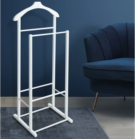 Вешалка костюмная В 27Н белый от фабрики Mebelik