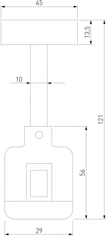 Декоративная стойка с коннектором Esthetic Magnetic SMALL 85145/00 (24V)