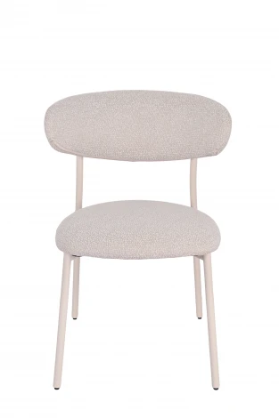 Стул обеденный Ayla серый белые ножки Stool Group арт.УТ000041710