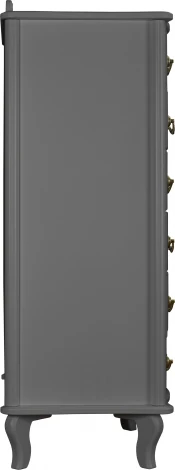 Комод Джульетта узкий 6 ящ., серый ясень Л Mebelik арт.009083