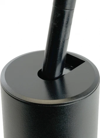 Трековый светодиодный светильник низковольтный 12W 48V черный с антибликовой решеткой Feron MGN308 48920 (круглые)