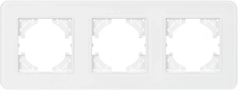Рамка стеклянная FRM-OMALI-SFGS-3-WH (Arlight) 049712