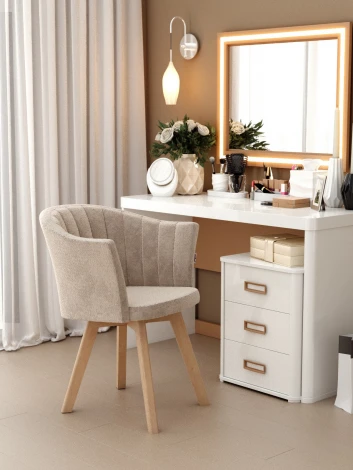 Стул Sheffilton SHT-ST42-1/S183 милк/прозрачный лак 1185212403