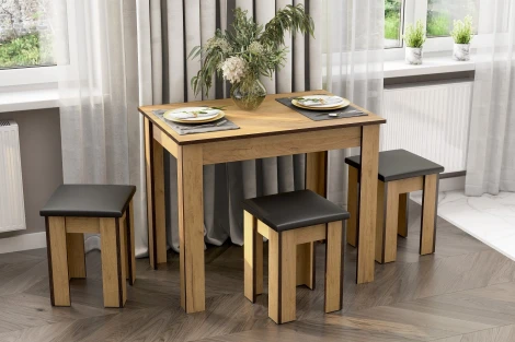 Стол обеденный Арника СО 1, Дуб Золотой