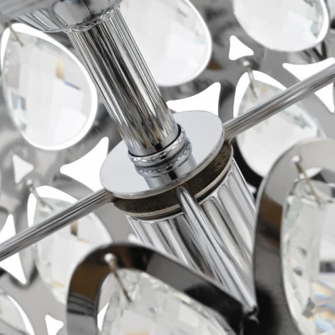 Потолочная люстра хрустальная на штанге Arte Milano Sorrento-1019 371019/1/50/190 CR (220V)