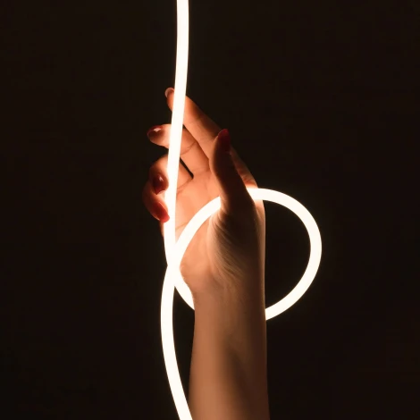 Светодиодная лента герметичная LUNA-X960-D8mm 24V Warm2400 (8 W/m, IP65, 360deg, 5m) (Arlight) 053356