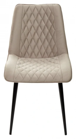 Стул Поль латте #25, велюр / черный каркас, 4 шт./ 1 к.